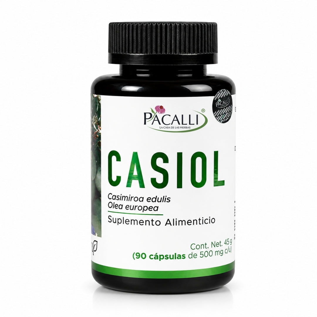 Casiol | Zapote Blanco y Olivo en extracto seco | 500 mg · 90 caps