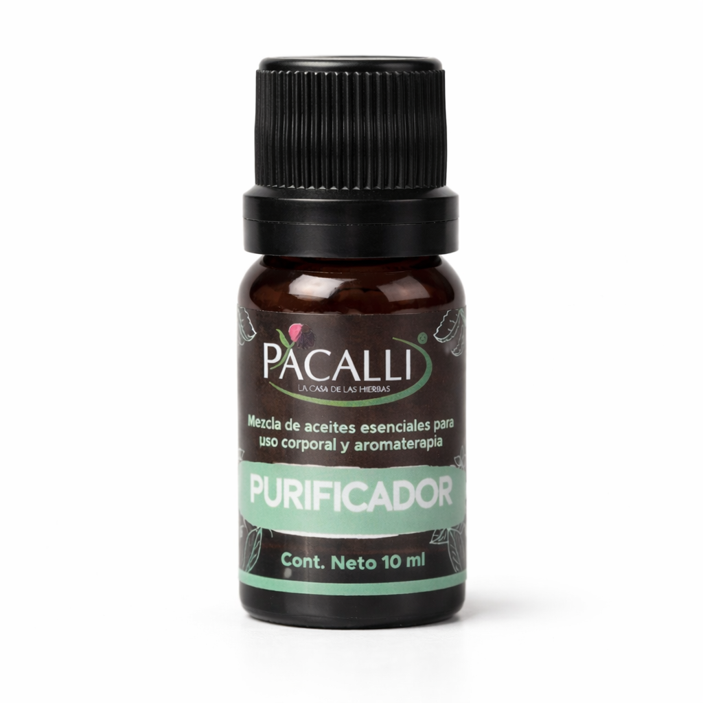 Purificador Mezcla Pura PACALLI · Limón, Hierbabuena y Naranja · 10 ml