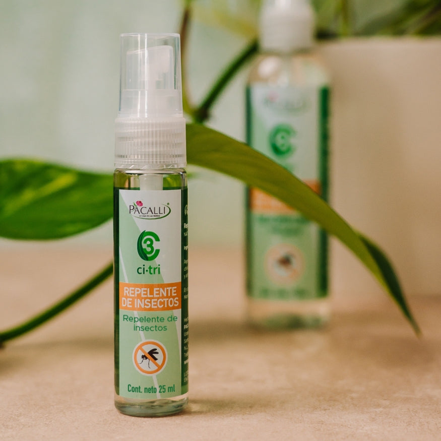 Ci-Tri Repelente de Insectos PACALLI · Con Citrodiol · 25 ml