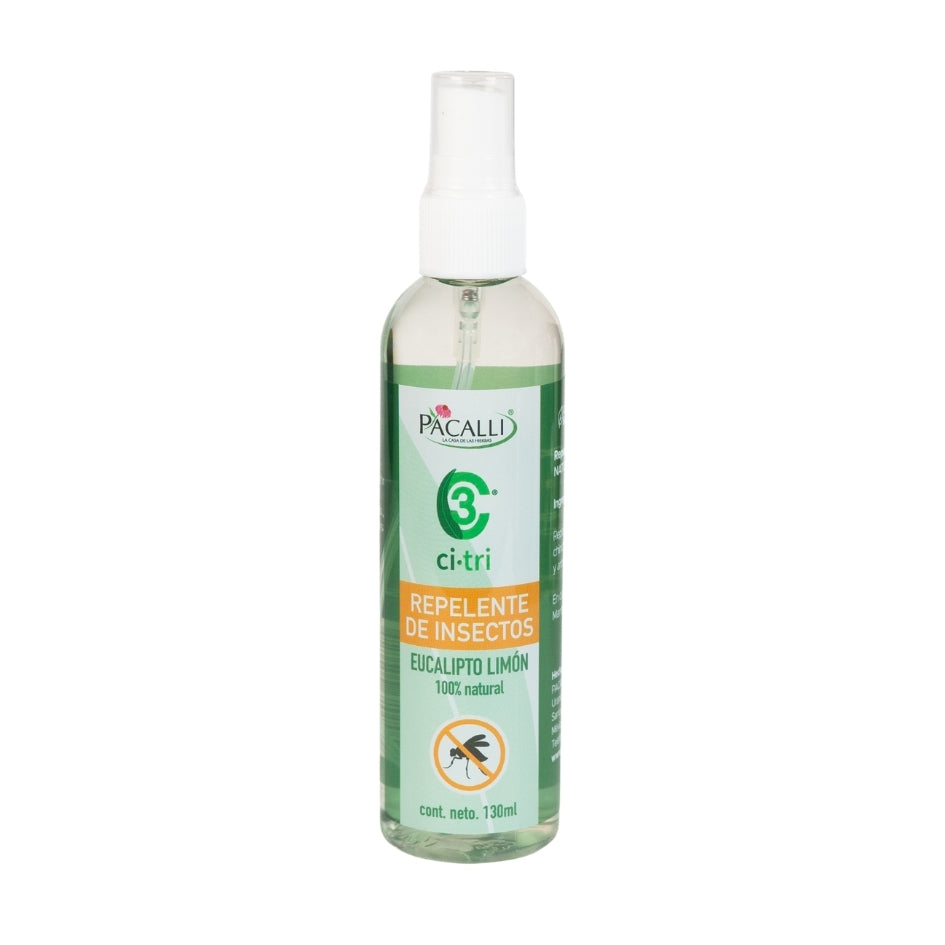 Ci-Tri Repelente de Insectos PACALLI · Con Citriodiol · 130 ml