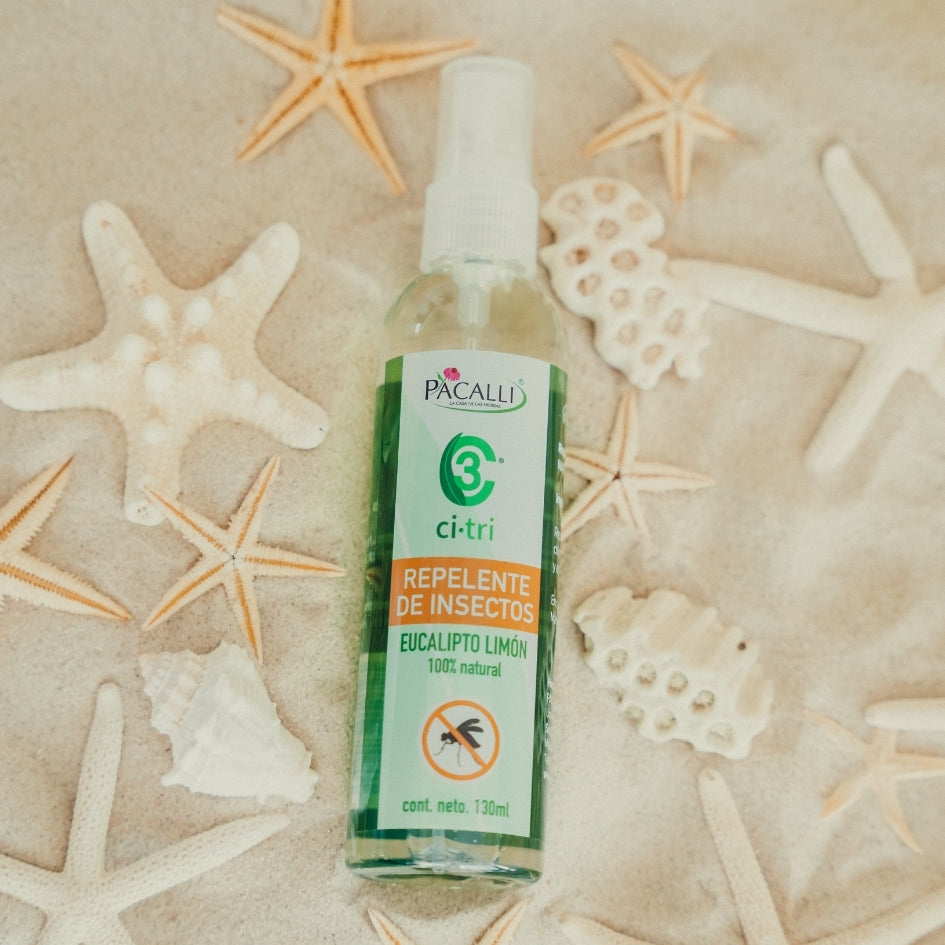 Ci-Tri Repelente de Insectos PACALLI · Con Citrodiol · 130 ml