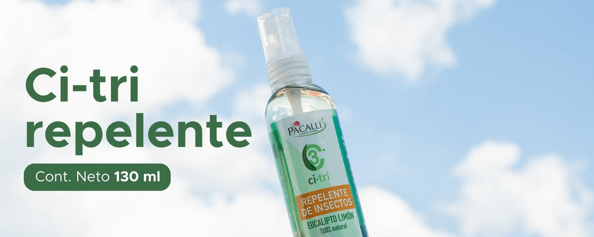 Ci-Tri Repelente de Insectos PACALLI · Con Citrodiol · 130 ml