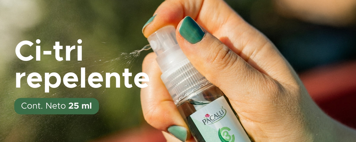 Ci-Tri Repelente de Insectos PACALLI · Con Citrodiol · 25 ml