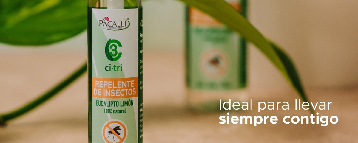 Ci-Tri Repelente de Insectos PACALLI · Con Citrodiol · 25 ml