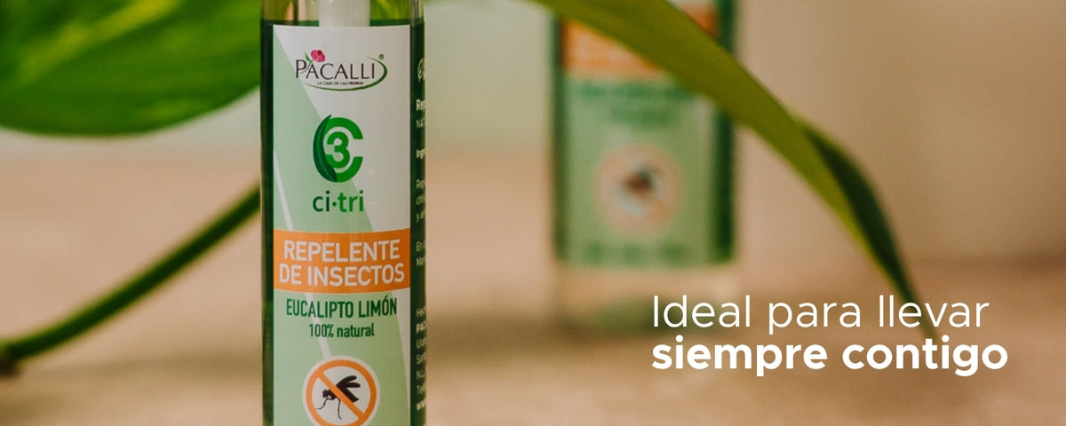 Ci-Tri Repelente de Insectos PACALLI · Con Citriodiol · 130 ml