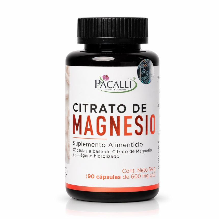 Citrato de Magnesio | Cápsula vegetal | 600 mg · 90 caps