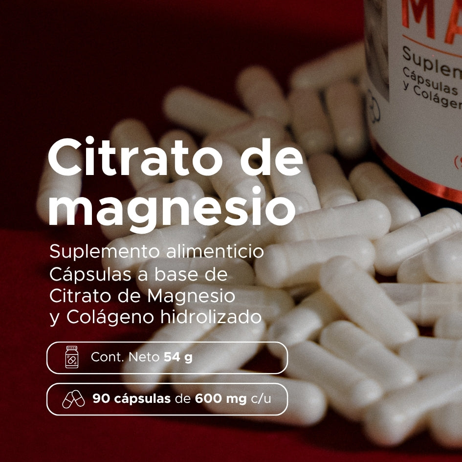 Citrato de magnesio · 90 caps