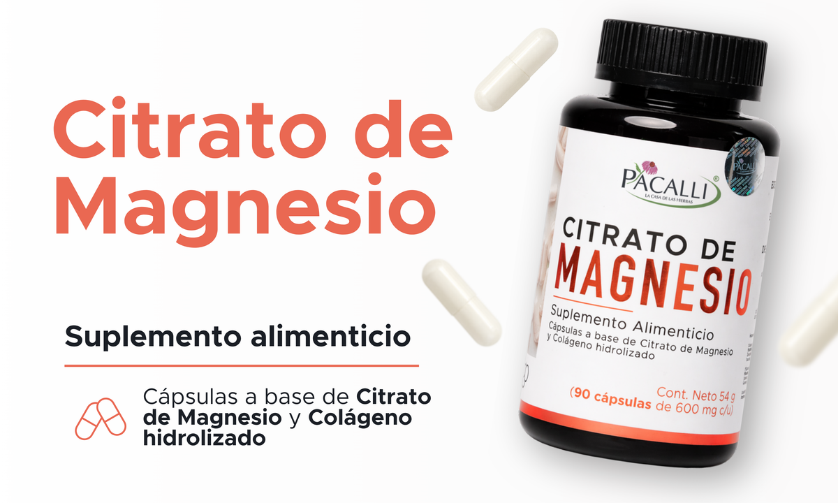 Citrato de magnesio · 90 caps