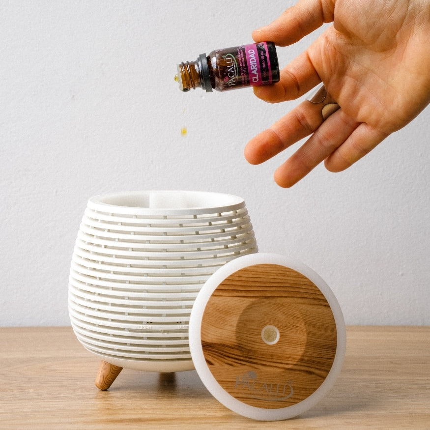 Claridad Mezcla Pura PACALLI · Limón, Patchouli y Vetiver · 10 ml