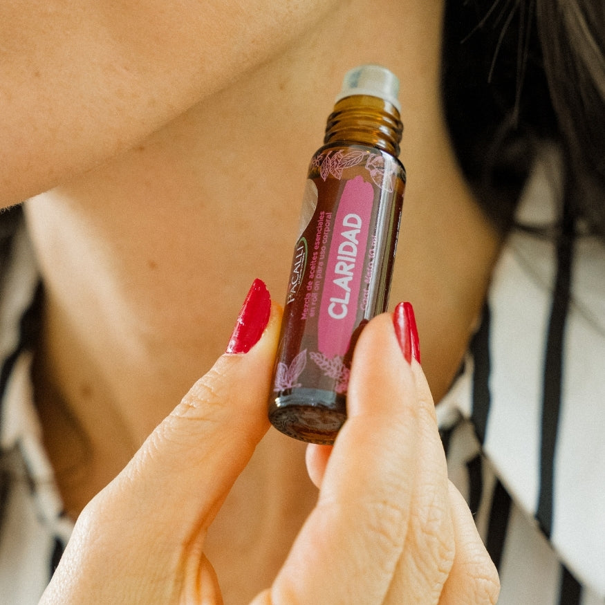 Claridad Roll On PACALLI · Limón, Patchouli y Vetiver · 10 ml