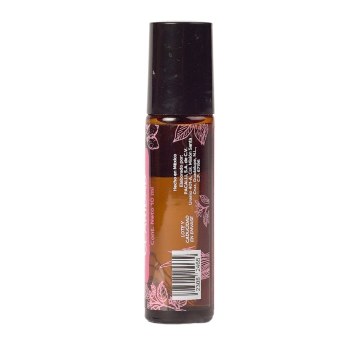 Claridad Roll On PACALLI · Limón, Patchouli y Vetiver · 10 ml