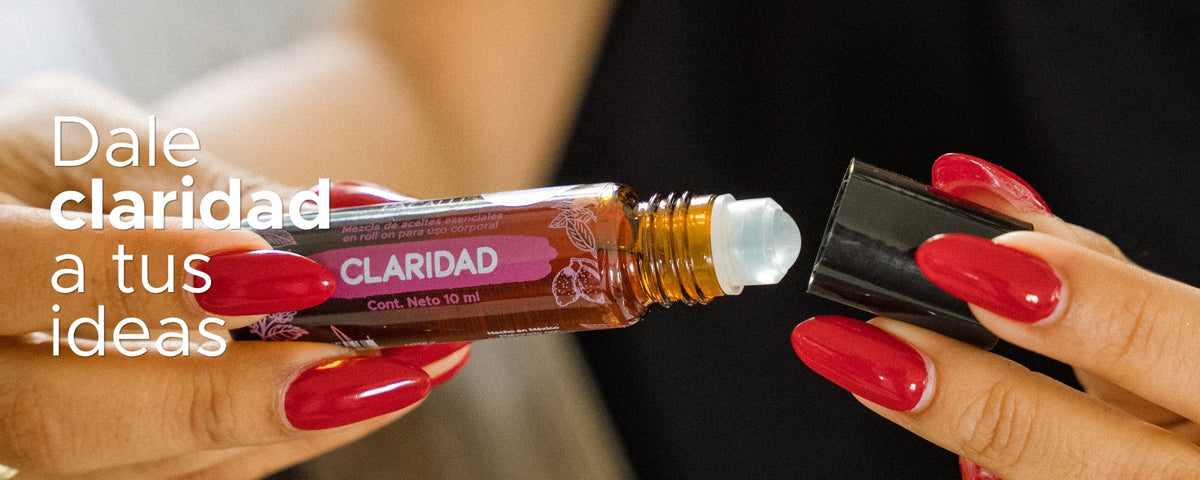Claridad Roll On PACALLI · Limón, Patchouli y Vetiver · 10 ml