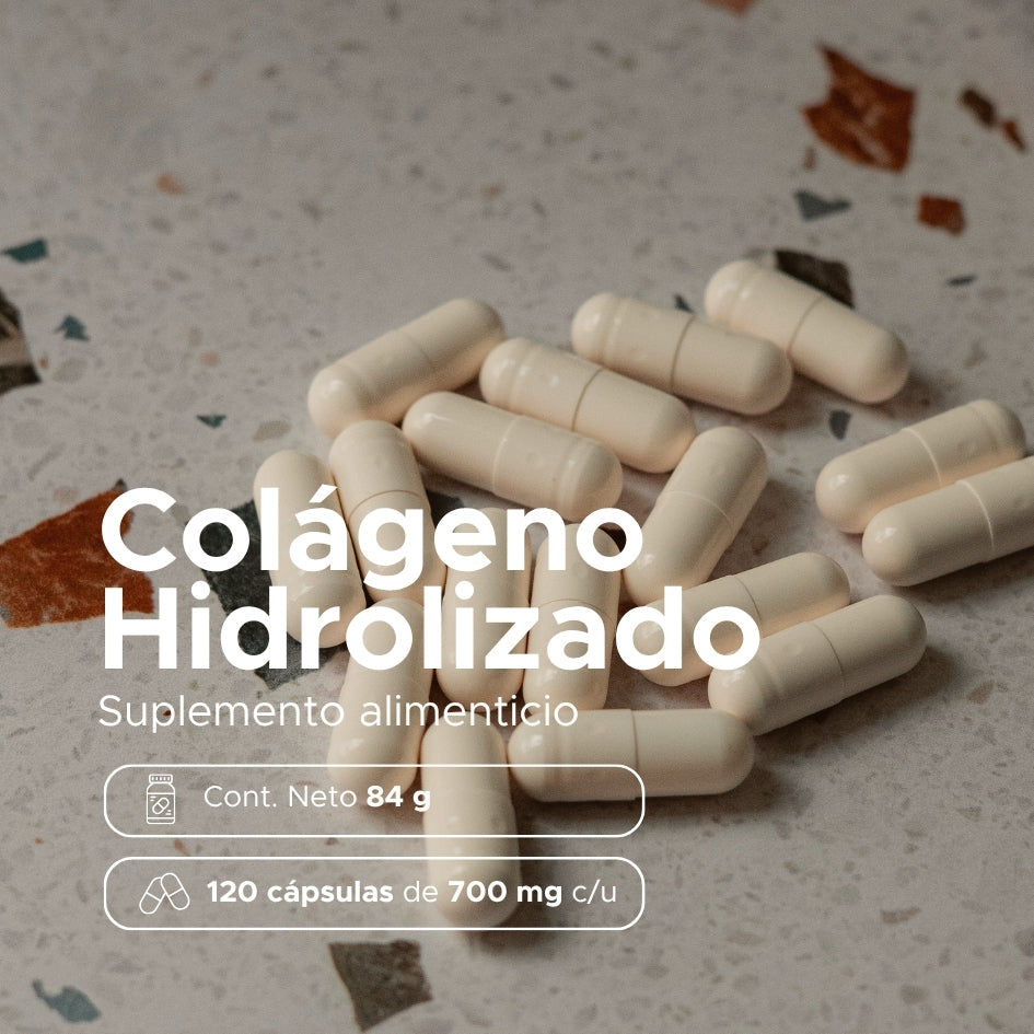 Colágeno hidrolizado · 120 caps