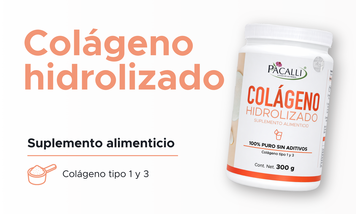 Colágeno Hidrolizado 300 g en polvo 100% Puro sin aditivos
