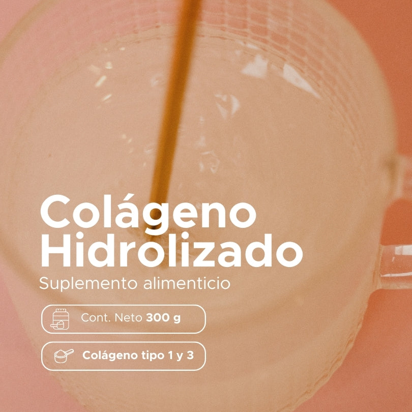 Colágeno Hidrolizado 300 g en polvo Pacalli 100% Puro sin aditivos