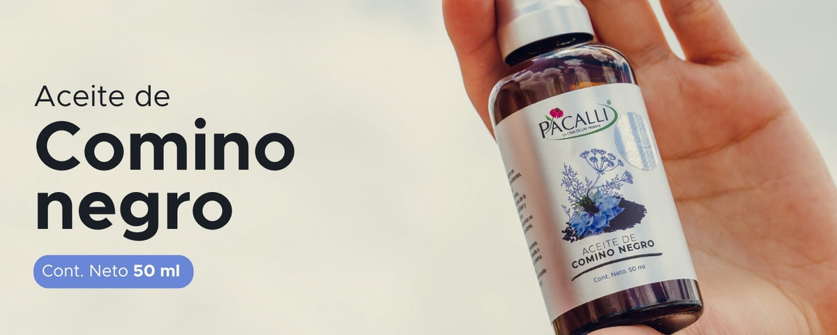 Aceite de Comino Negro PACALLI · Prensado en Frío y Cuidado de Origen Natural · 50 ml