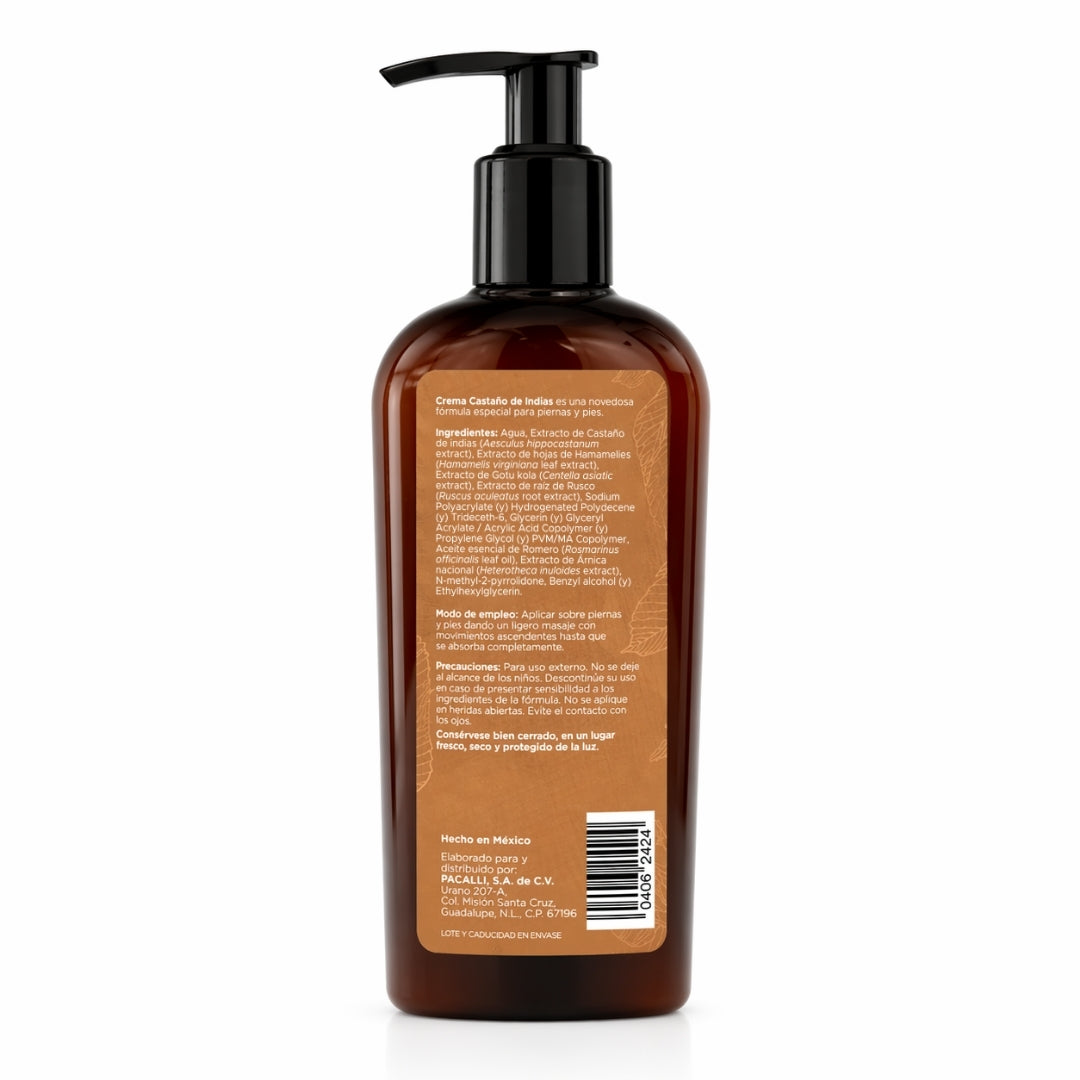 Crema de Castaño de Indias · Cuidado para Piernas y Pies · 250 g