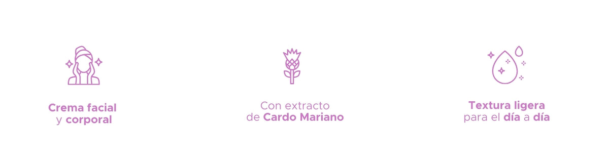 Crema Mariana PACALLI · Crema Facial y Corporal Con Cardo Mariano · 50 g