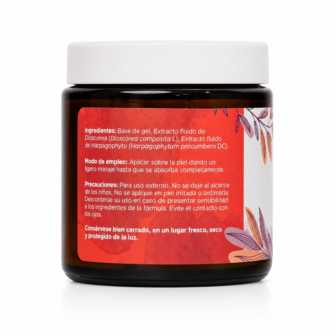 Crema de Camote PACALLI · Crema Muscular con Dioscorea y Harpagophyto · 120 g