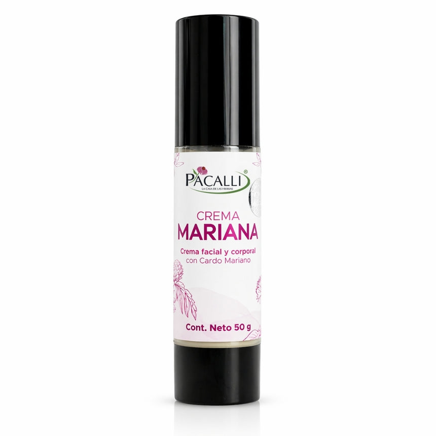 Crema Mariana · Crema Facial y Corporal Con Cardo Mariano · 50 g