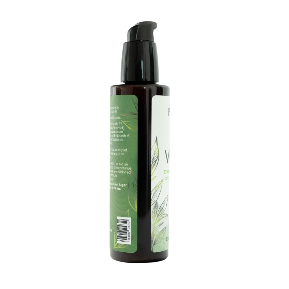 Crema de Té Verde PACALLI · Crema Facial y Corporal Con Manteca de Karite y Extracto de Té verde · 130 g