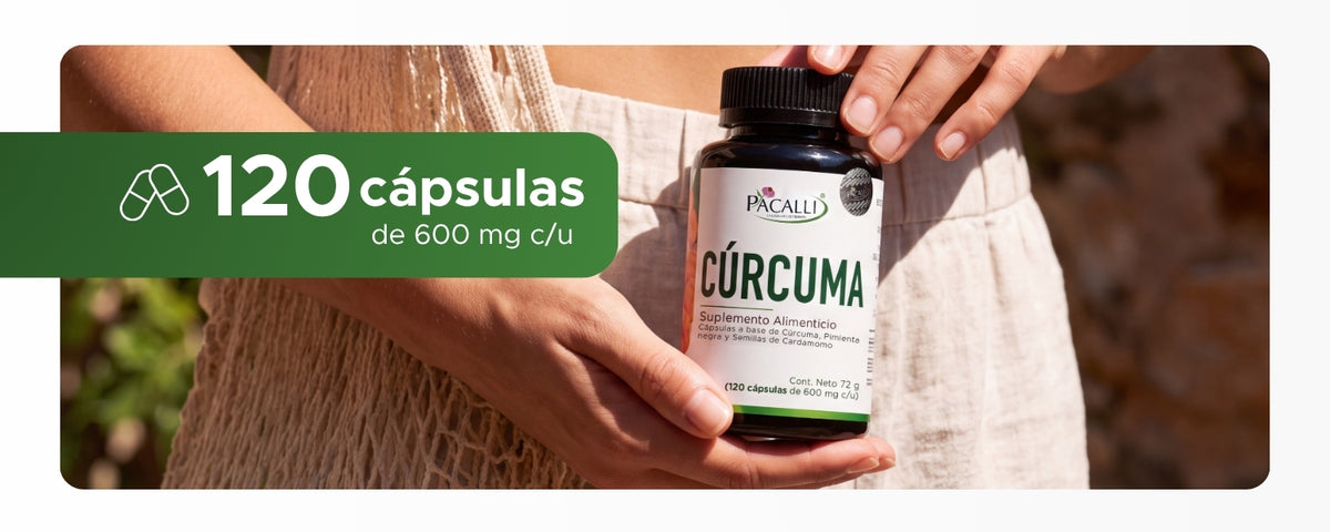 Cúrcuma con Pimienta Negra y Cardamomo | 600 mg · 120 caps