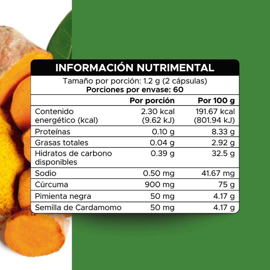 Cúrcuma · 120 caps