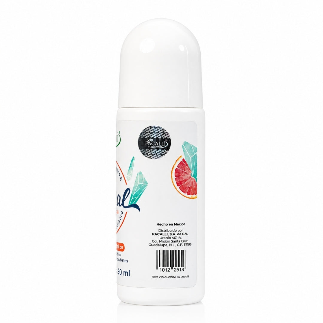 Desodorante de Cristal Teen Citrus Roll On · Alumbre de Potasio · 90 ml