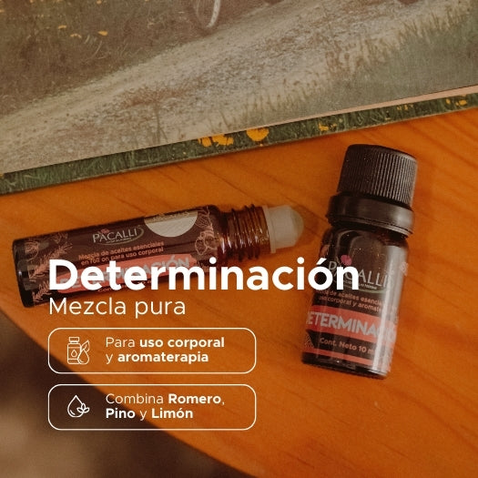 Determinación Mezcla Pura PACALLI · Romero, Pino y Limón · 10 ml