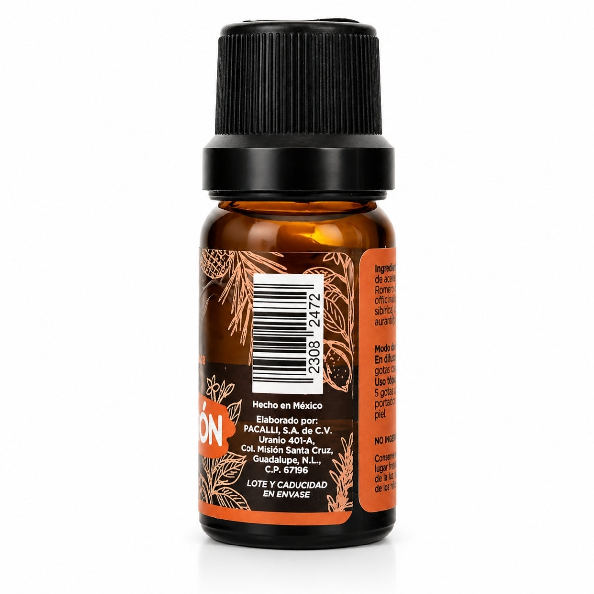 Determinación Mezcla Pura · Romero, Pino y Limón · 10 ml