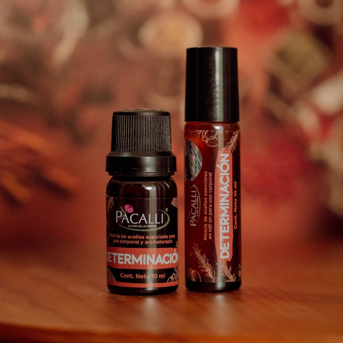 Determinación Mezcla Pura · Romero, Pino y Limón · 10 ml