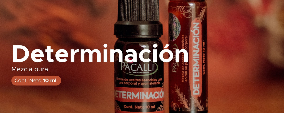 Determinación Mezcla Pura PACALLI · Romero, Pino y Limón · 10 ml