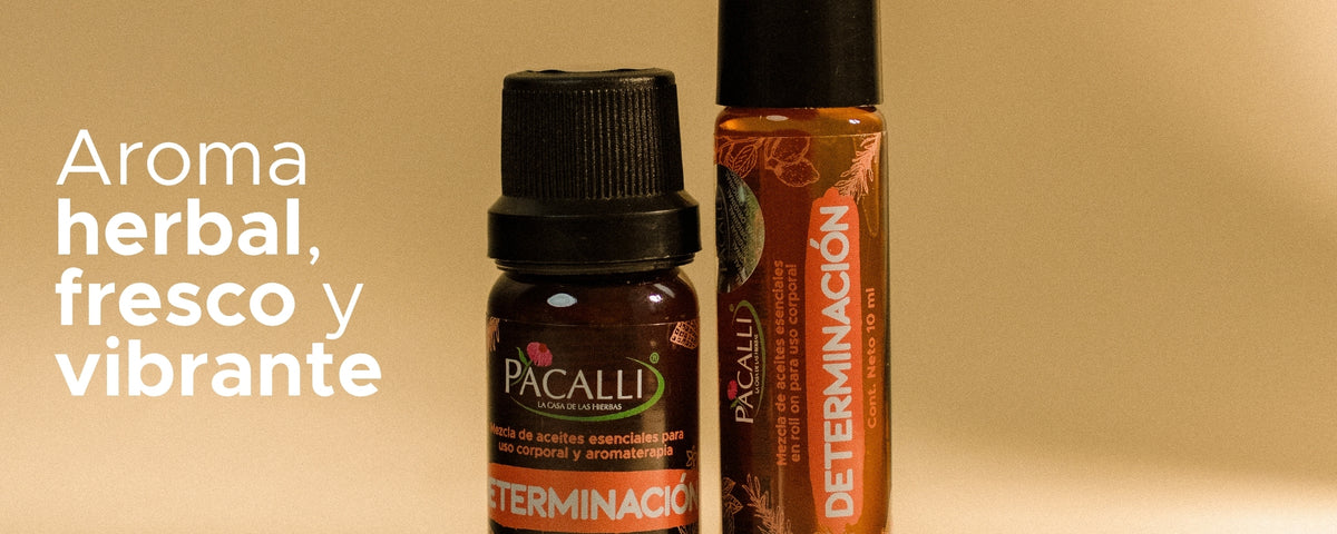 Determinación Mezcla Pura PACALLI · Romero, Pino y Limón · 10 ml