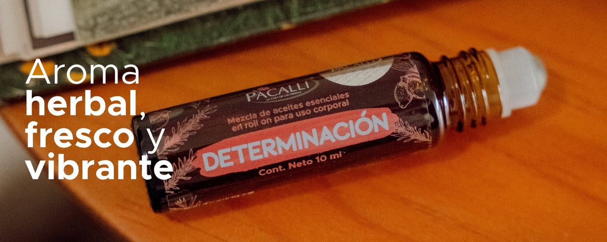 Determinación Roll On PACALLI · Romero, Pino y Limón · 10 ml