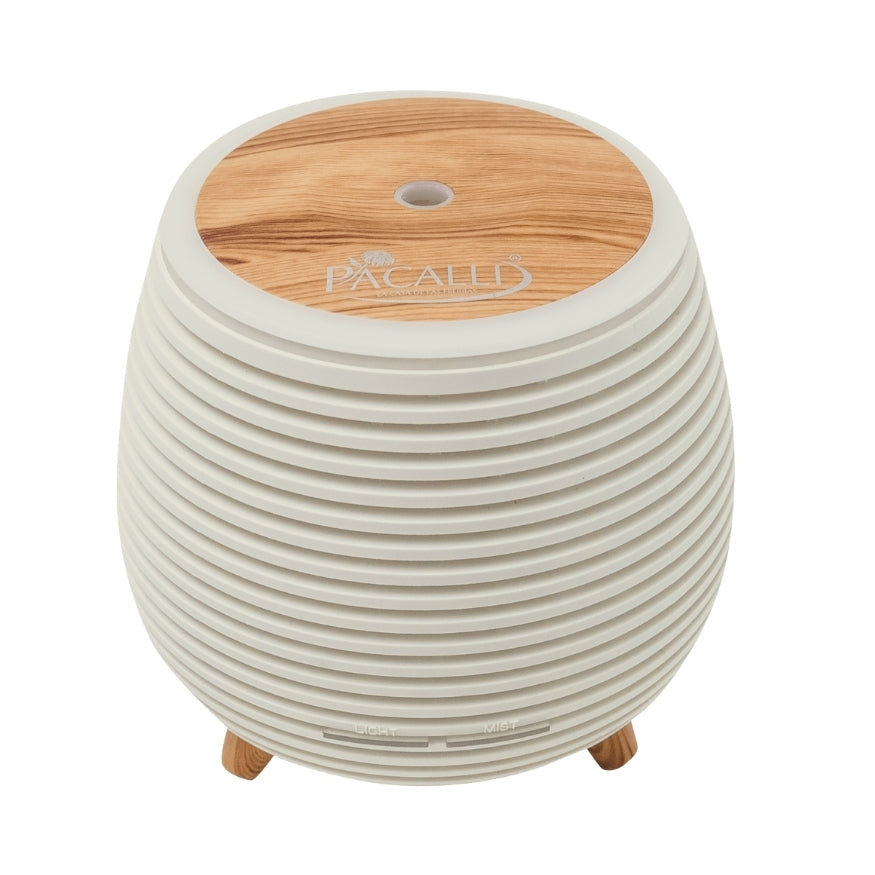 Difusor Deco PACALLI · Portátil y Silencioso con Luz LED Regulable · 140 ml