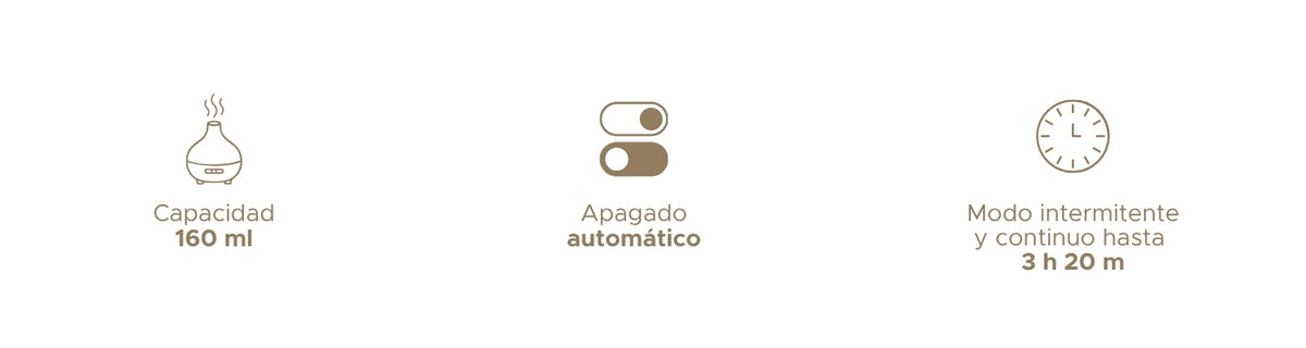 Difusor Koala PACALLI · Portátil con USB y Apagado Automático · 160 ml