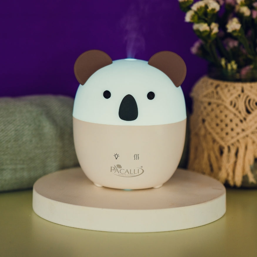 Difusor Koala PACALLI · Portátil con USB y Apagado Automático · 160 ml