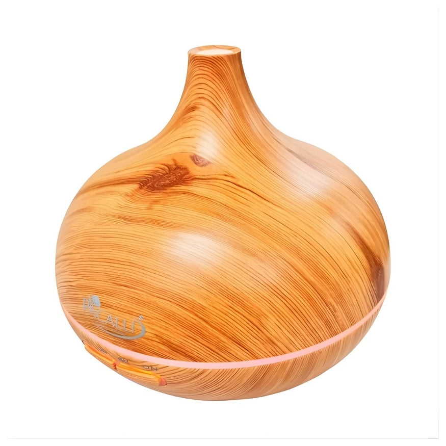 Difusor Color Madera PACALLI · Niebla Continua y Luz Ambiental Regulable · 300 ml