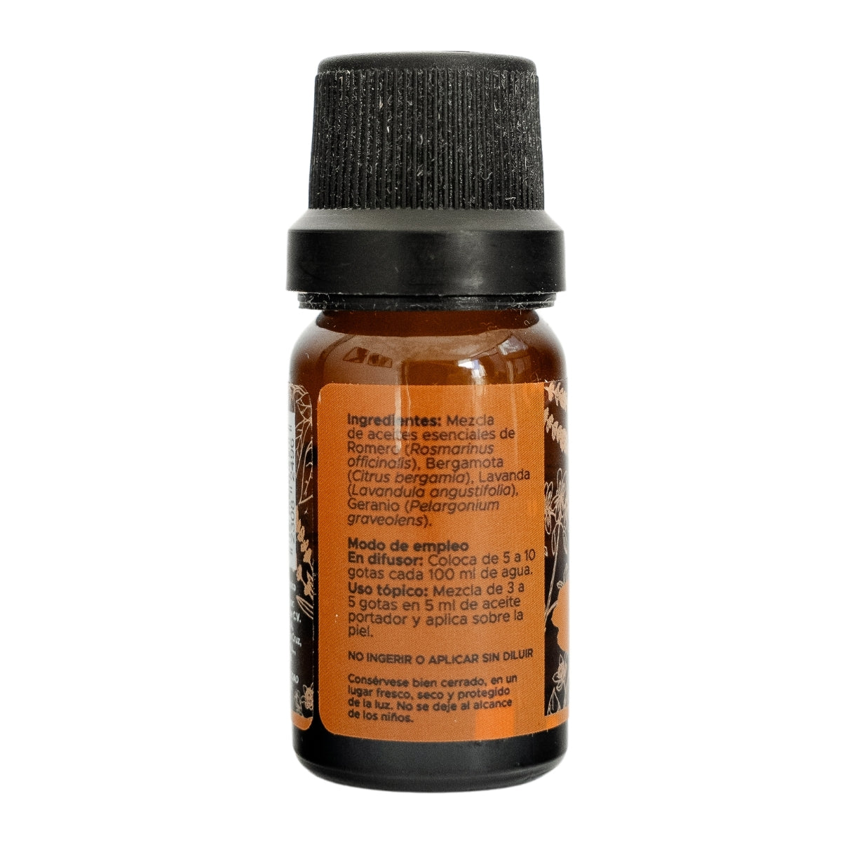 Entusiasmo Mezcla Pura PACALLI · Romero, Bergamota, Lavanda y Geranio · 10 ml