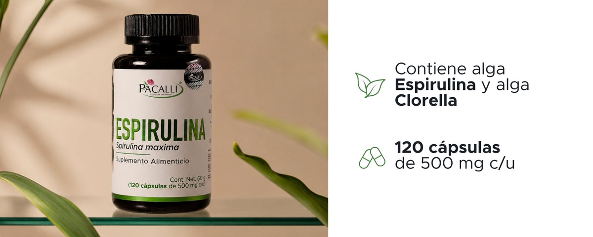 Espirulina · 120 caps