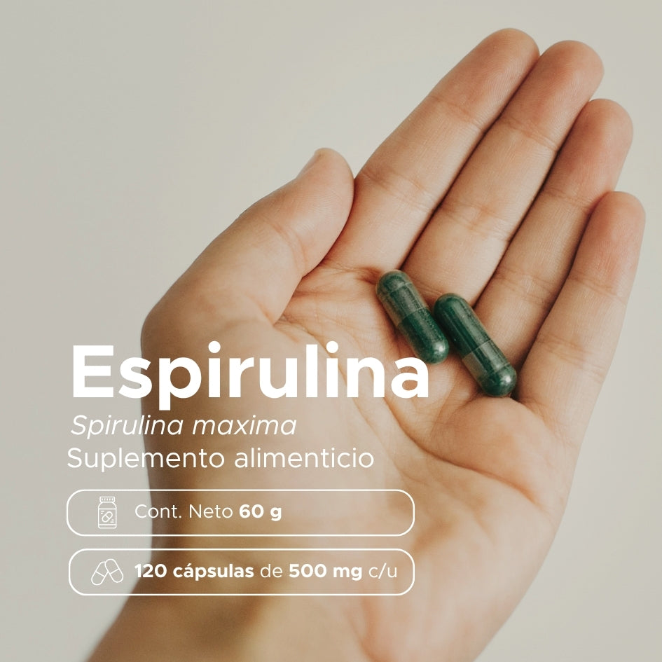 Espirulina · 120 caps