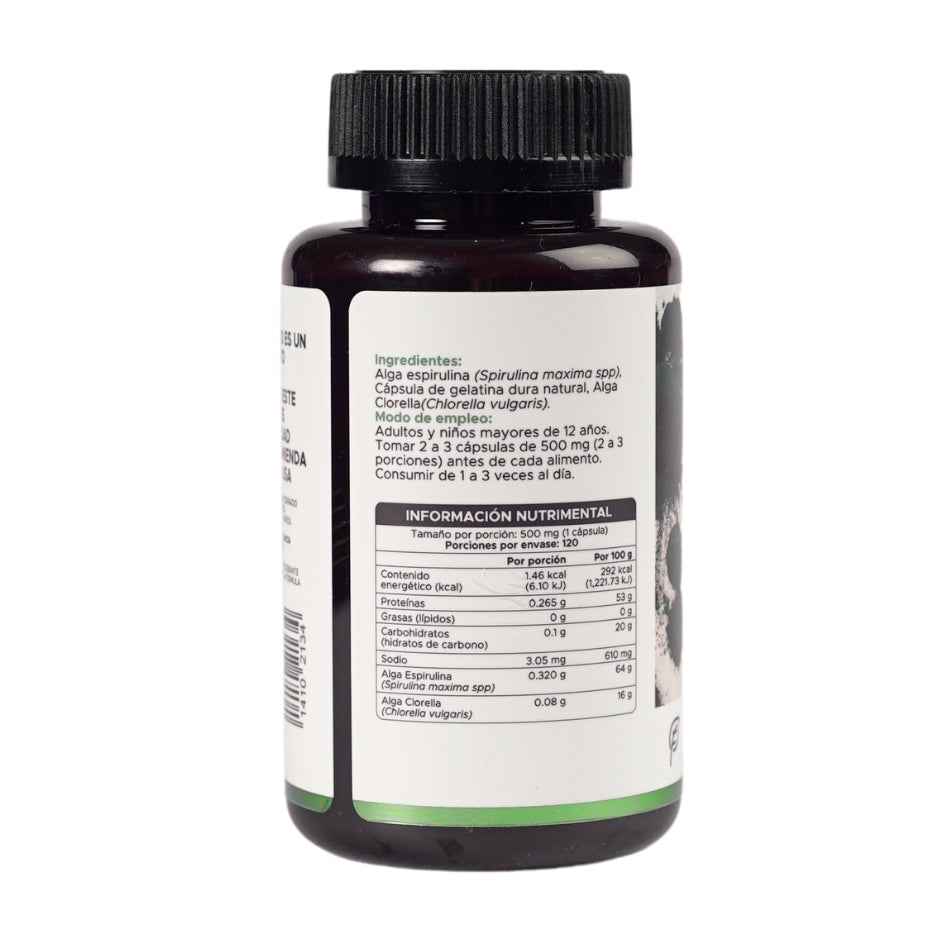 Espirulina · 120 caps