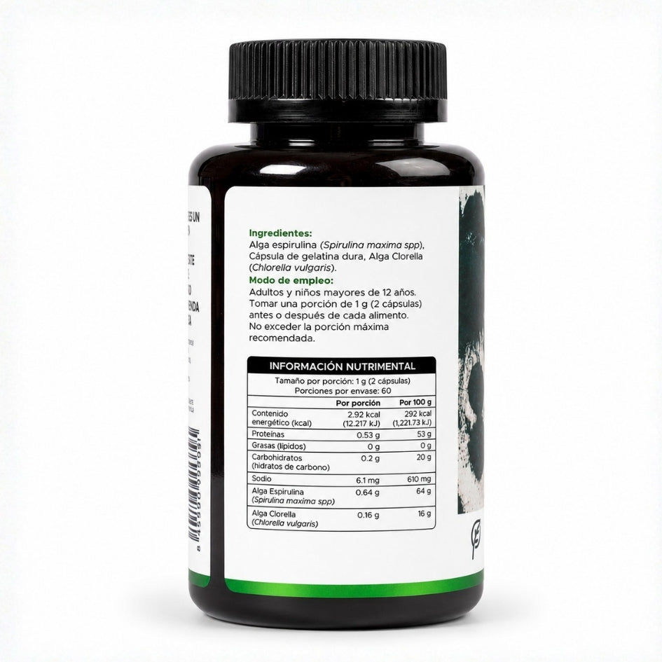 Espirulina · 120 caps