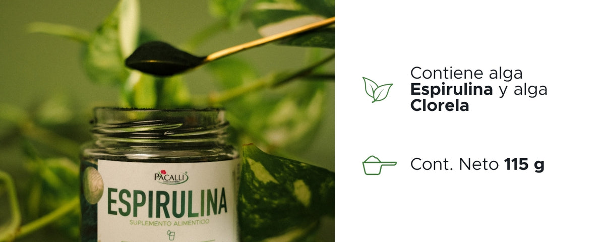 Espirulina (Alga Espirulina + Clorela) · 115 g