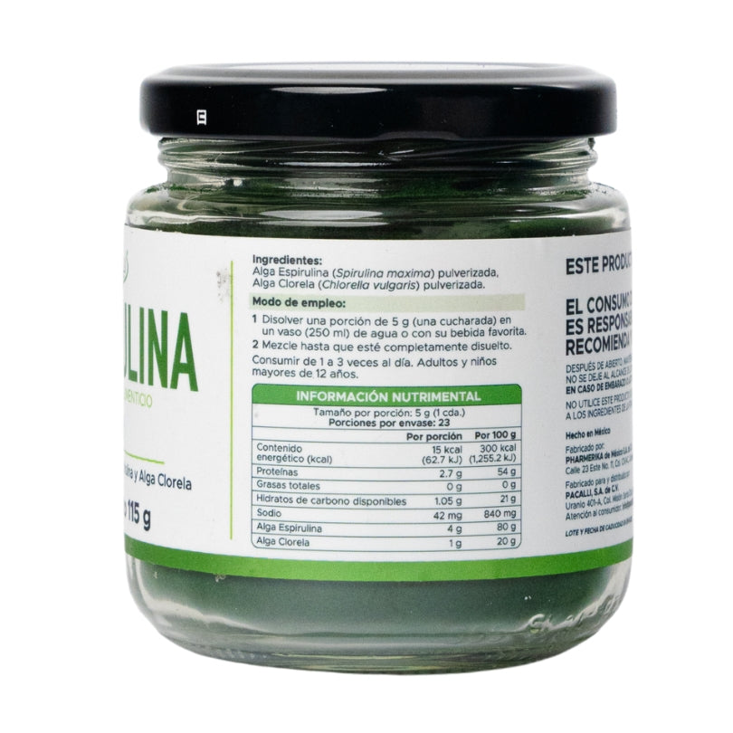 Espirulina (Alga Espirulina + Clorela) · 115 g