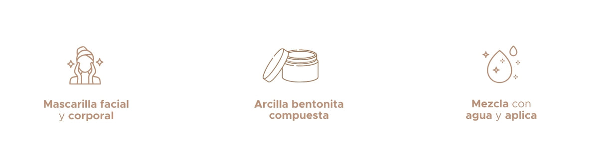 GEOPAC PACALLI · Mascarilla Facial y Corporal de Arcilla Bentonita Compuesta · 200 g