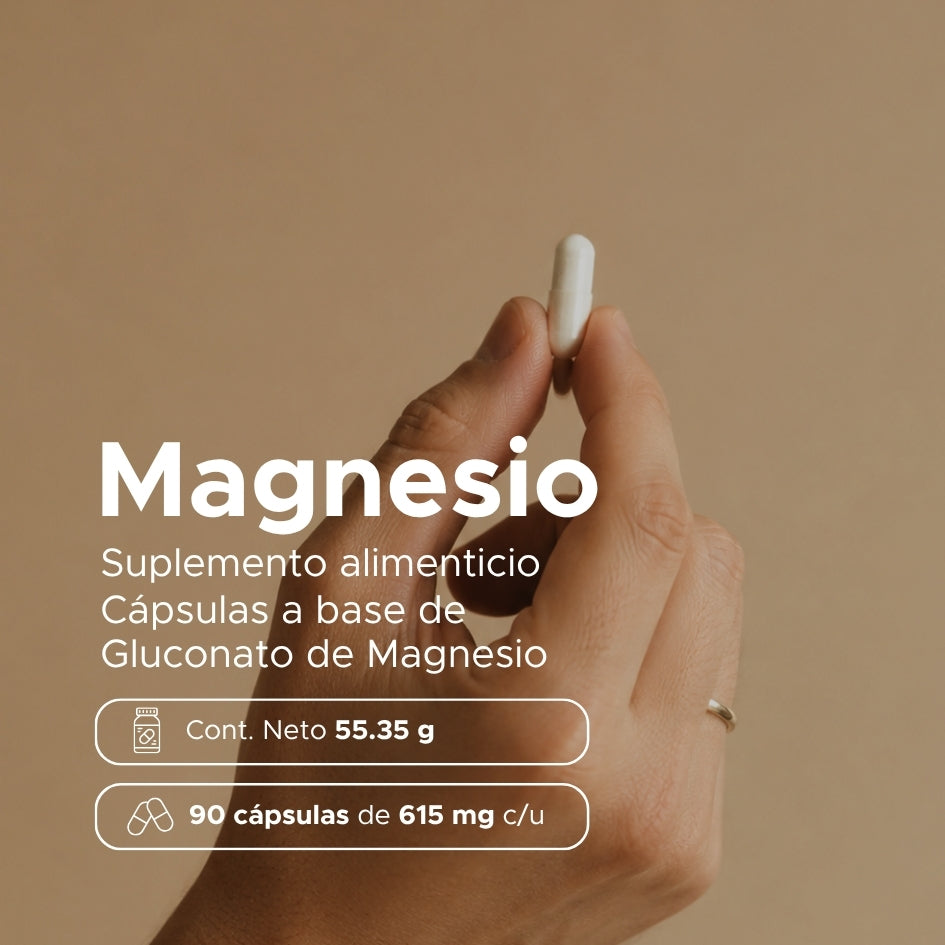 Gluconato de magnesio · 90 caps