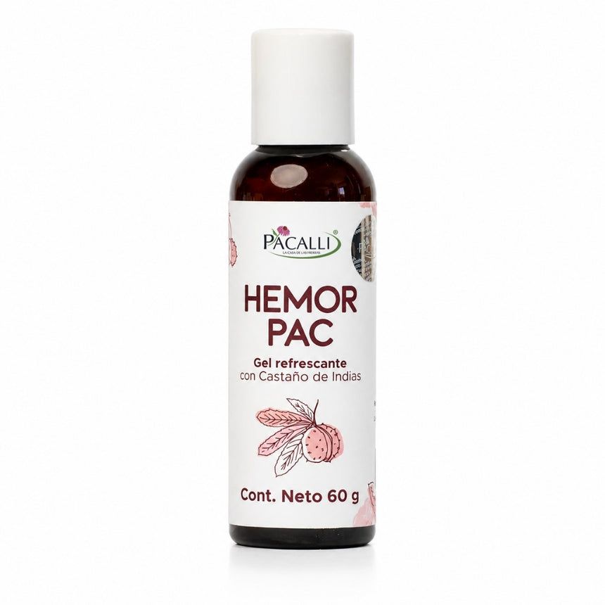 Hemorpac · Gel Refrescante con Hamamelis, Castaño de Indias, Gotu Kola y Caléndula · 60 g
