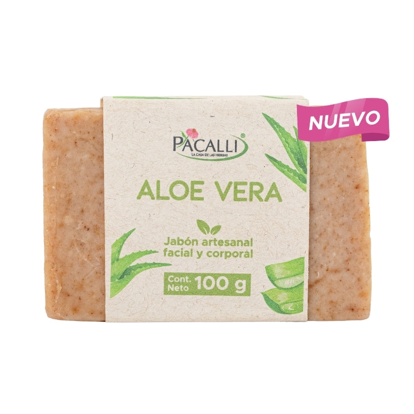 Jabón Artesanal de Aloe vera PACALLI · 100 g