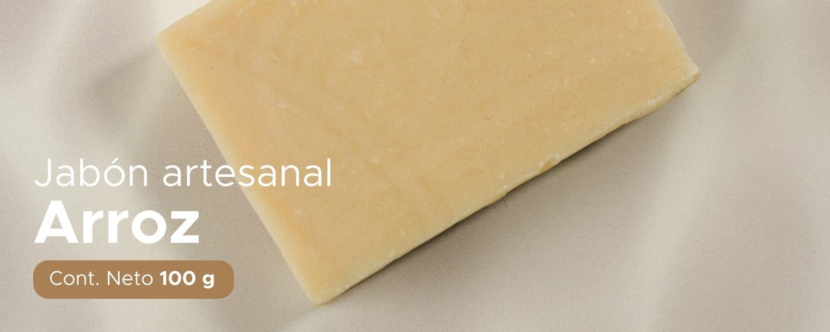 Jabón Artesanal de Arroz PACALLI · 100 g